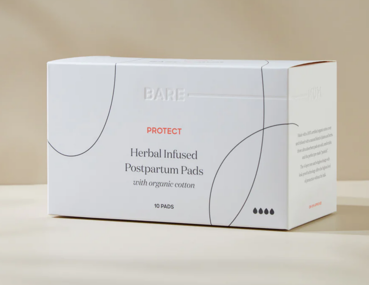 Bindi úr lífrænni bómull með jurtablöndu