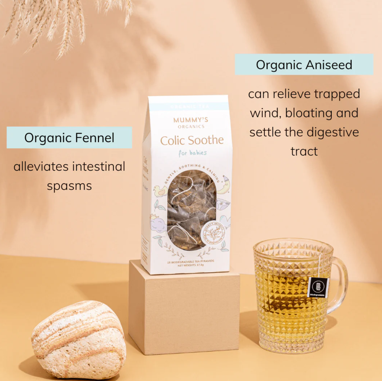 Lífrænt te - Magakveisa