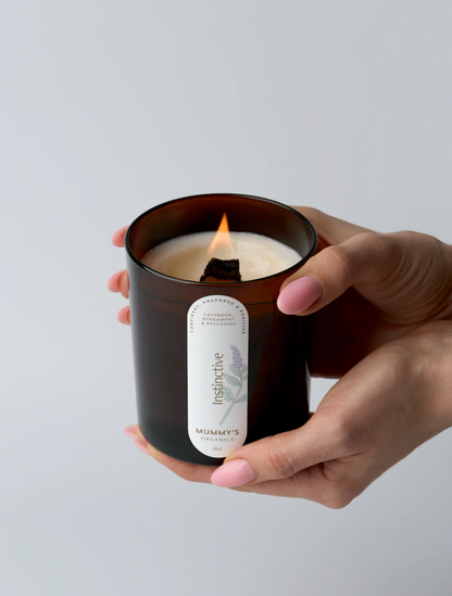 Instinctive Birth kerti með ilmkjarnaolíum