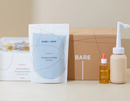 Fæðing með keisaraskurði- pakki frá Bare Mum