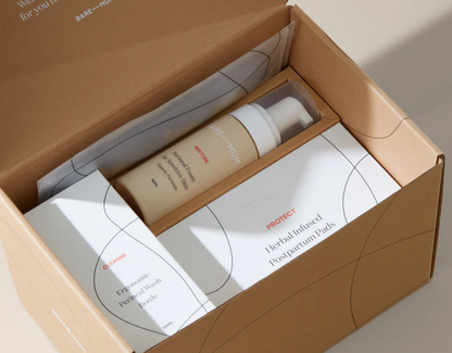 Fæðing um leggöng- pakki frá Bare Mum